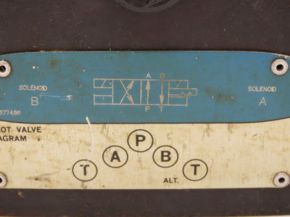 Vickers DG4S4L-012A-B-60 Hydraulic Directional Control Solenoid Valve 110/120V