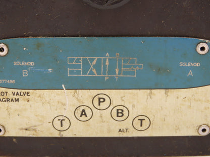 Vickers DG4S4L-012A-B-60 Hydraulic Directional Control Solenoid Valve 110/120V