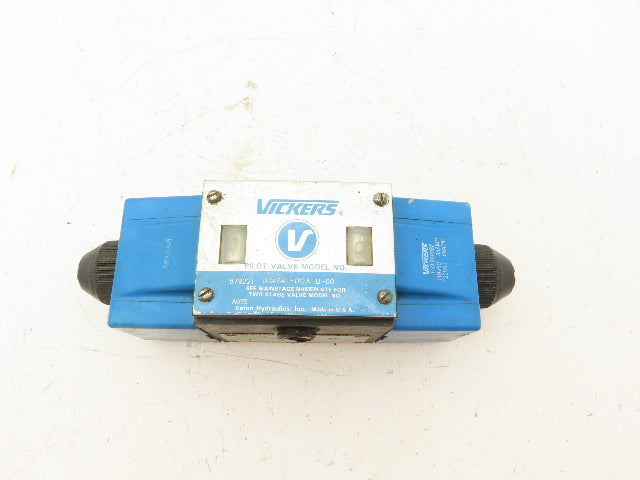 Vickers DG4S4L-012A-B-60 Hydraulic Directional Control Solenoid Valve 110/120V