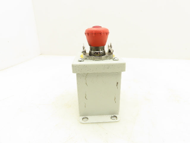 Allen Bradley 8017664 Industrial Pushbutton Enclosure E-Stop Illuminated