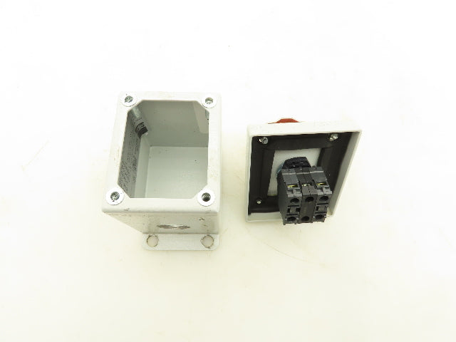 Allen Bradley 8017664 Industrial Pushbutton Enclosure E-Stop Illuminated