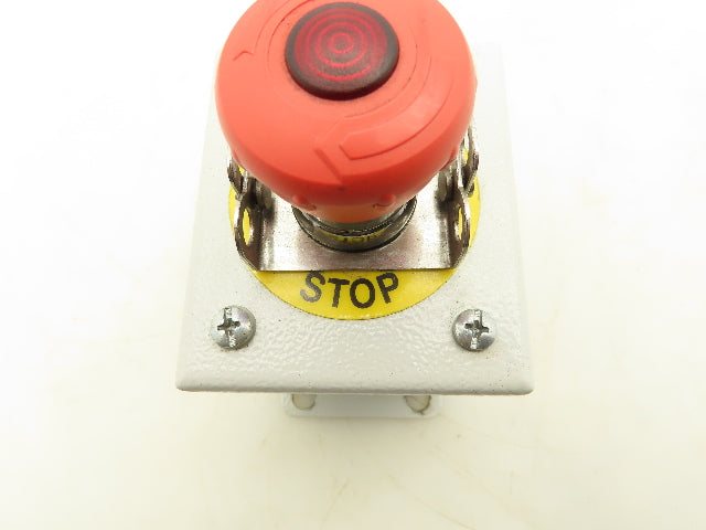 Allen Bradley 8017664 Industrial Pushbutton Enclosure E-Stop Illuminated