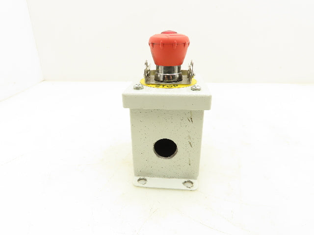 Allen Bradley 8017664 Industrial Pushbutton Enclosure E-Stop Illuminated