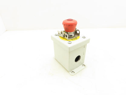 Allen Bradley 8017664 Industrial Pushbutton Enclosure E-Stop Illuminated