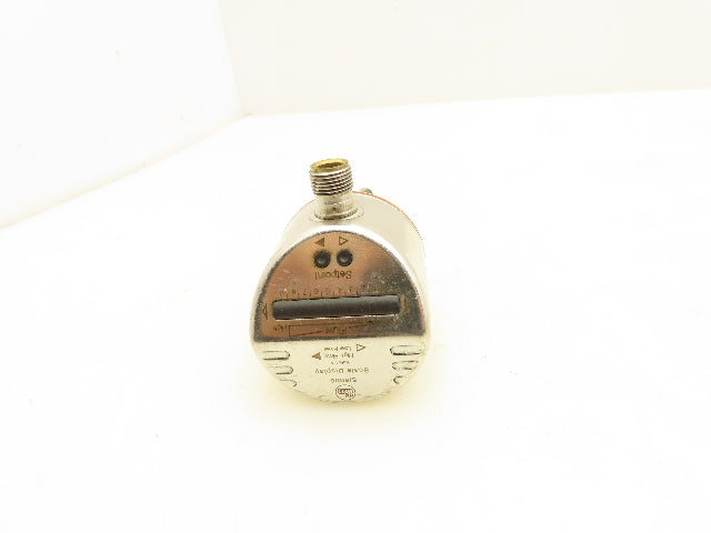 IFM SI5000 Flow Monitor Scale Display 19-36VDC 30 Bar M12 Connector 1-3/4" Probe