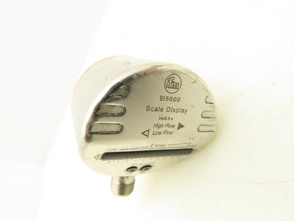 IFM SI5000 Flow Monitor Scale Display 19-36VDC 30 Bar M12 Connector 1-3/4" Probe