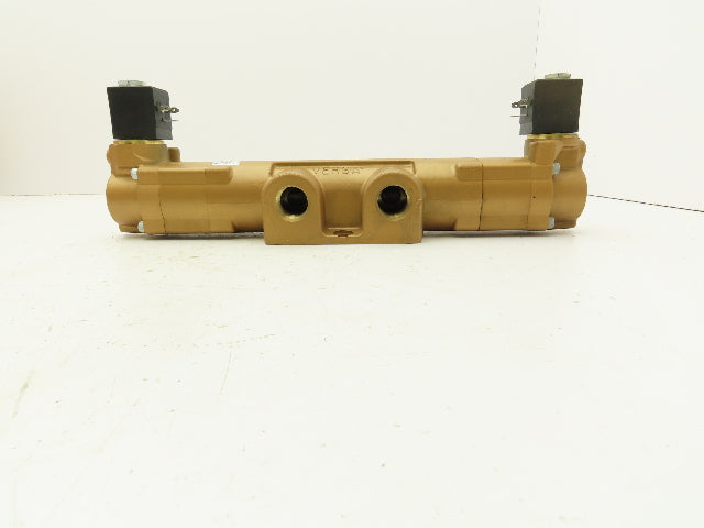 Versa VXX-4628-3553-A120 Pneumatic Solenoid Valve 4 Way 3 Position 3/4" NPT 120V