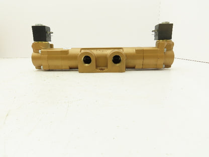 Versa VXX-4628-3553-A120 Pneumatic Solenoid Valve 4 Way 3 Position 3/4" NPT 120V