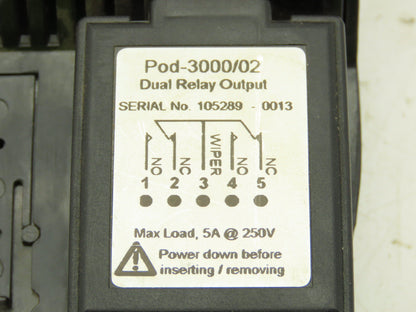 Status Instruments DM3000 Panel Meter Digital Display 4-20mA With Pod 2NO 2NC