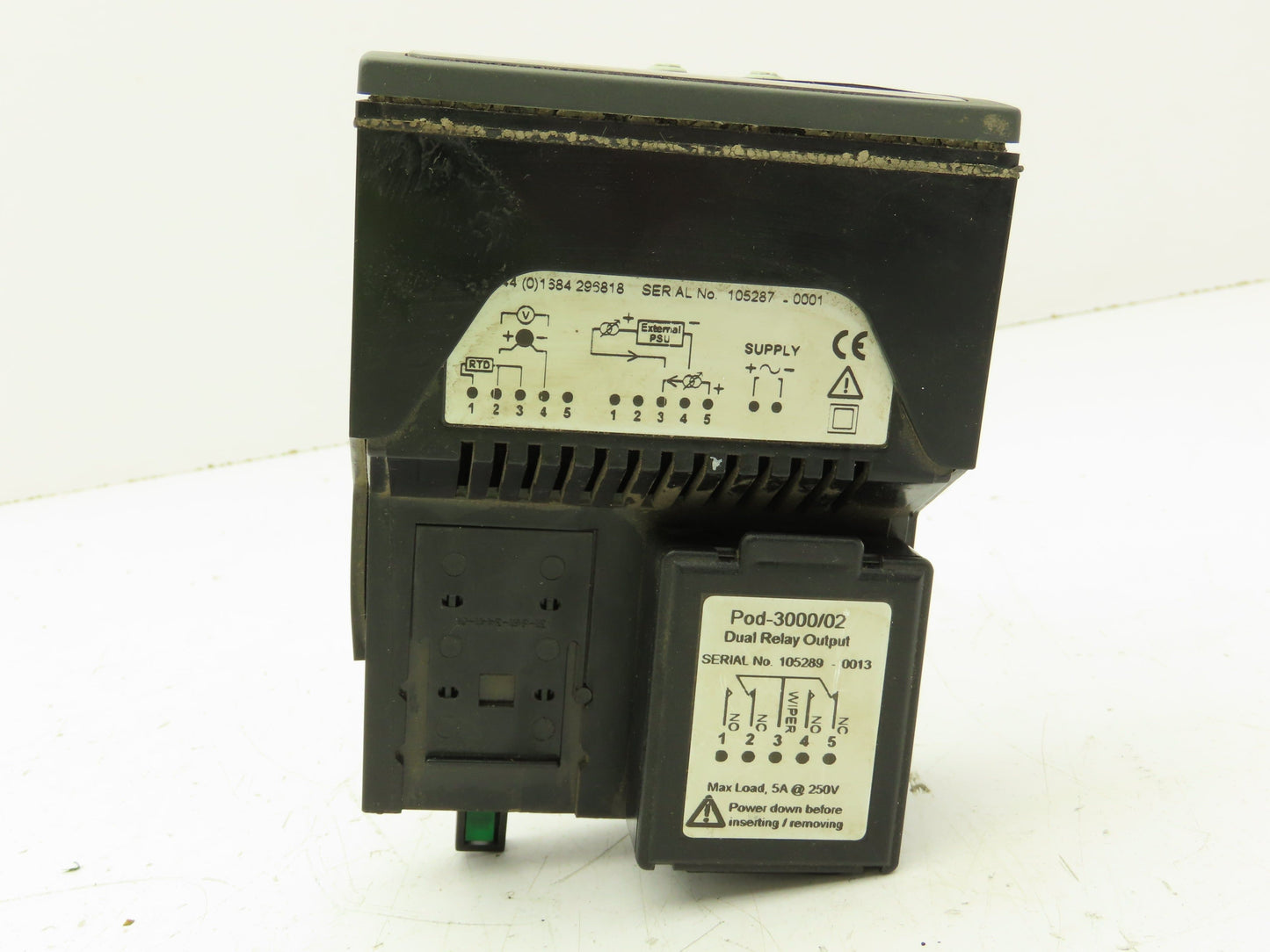 Status Instruments DM3000 Panel Meter Digital Display 4-20mA With Pod 2NO 2NC