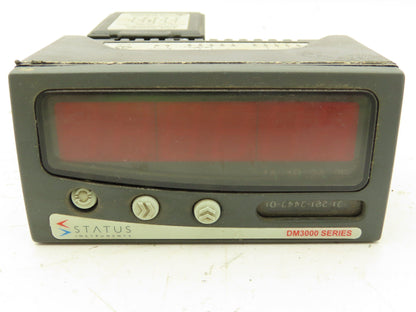 Status Instruments DM3000 Panel Meter Digital Display 4-20mA With Pod 2NO 2NC