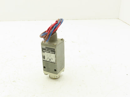 ITT Aerospace Controls 125P1C3-40 Pressure Switch 125/250VAC 5A 1/4"NPT