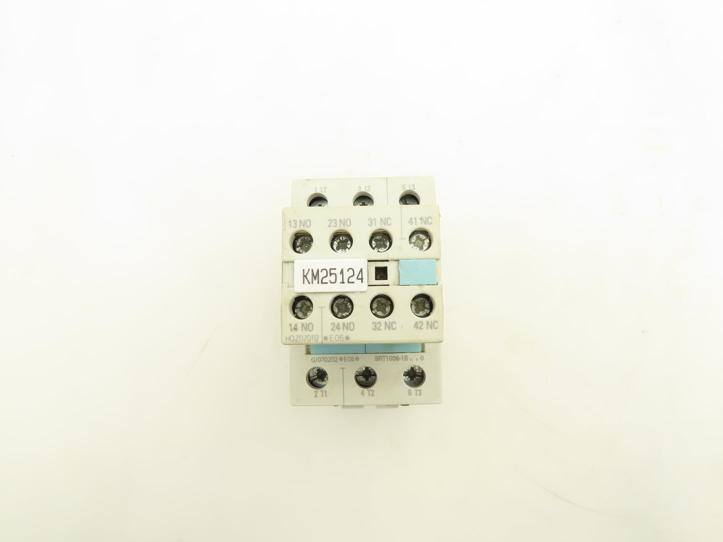 Siemens 3RT1036-1BB40 Motor Starter Contactor 460VAC 40HP Aux Relay 24VDC Coil