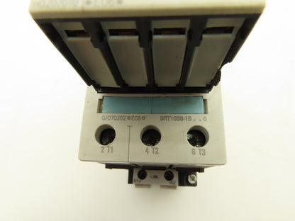 Siemens 3RT1036-1BB40 Motor Starter Contactor 460VAC 40HP Aux Relay 24VDC Coil