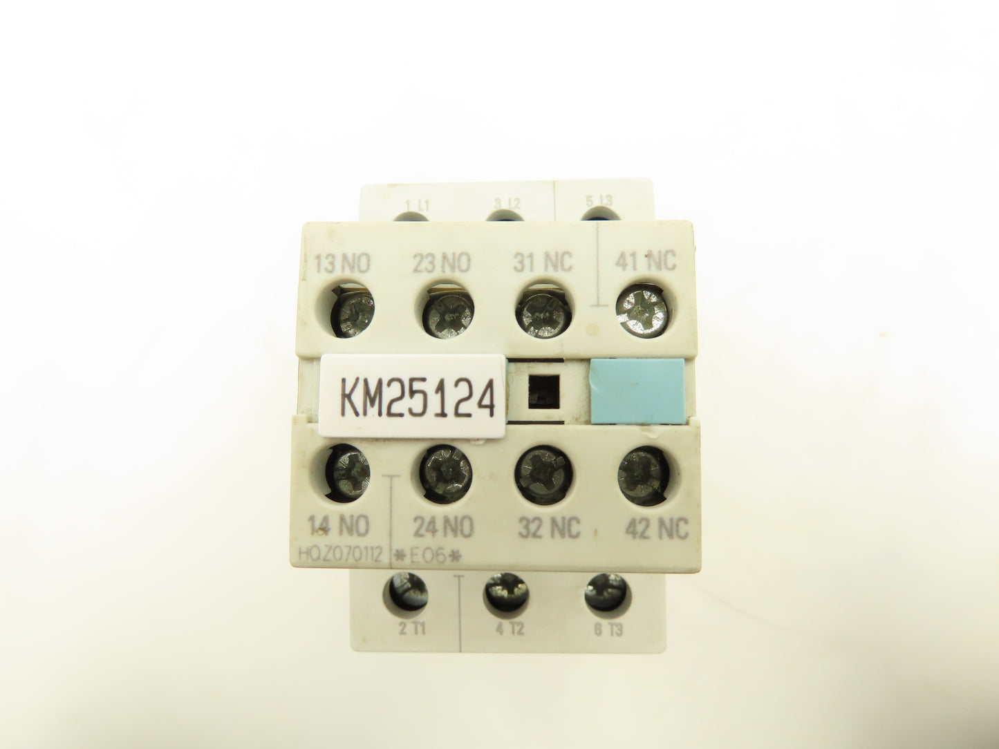 Siemens 3RT1036-1BB40 Motor Starter Contactor 460VAC 40HP Aux Relay 24VDC Coil