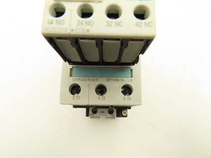 Siemens 3RT1036-1BB40 Motor Starter Contactor 460VAC 40HP Aux Relay 24VDC Coil