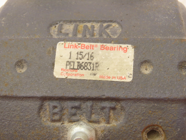 Link-Belt PELB6831R Split Pillow Block Bearing Housing 1-15/16" Bore 2-Bolt