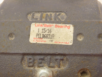 Link-Belt PELB6831R Split Pillow Block Bearing Housing 1-15/16" Bore 2-Bolt