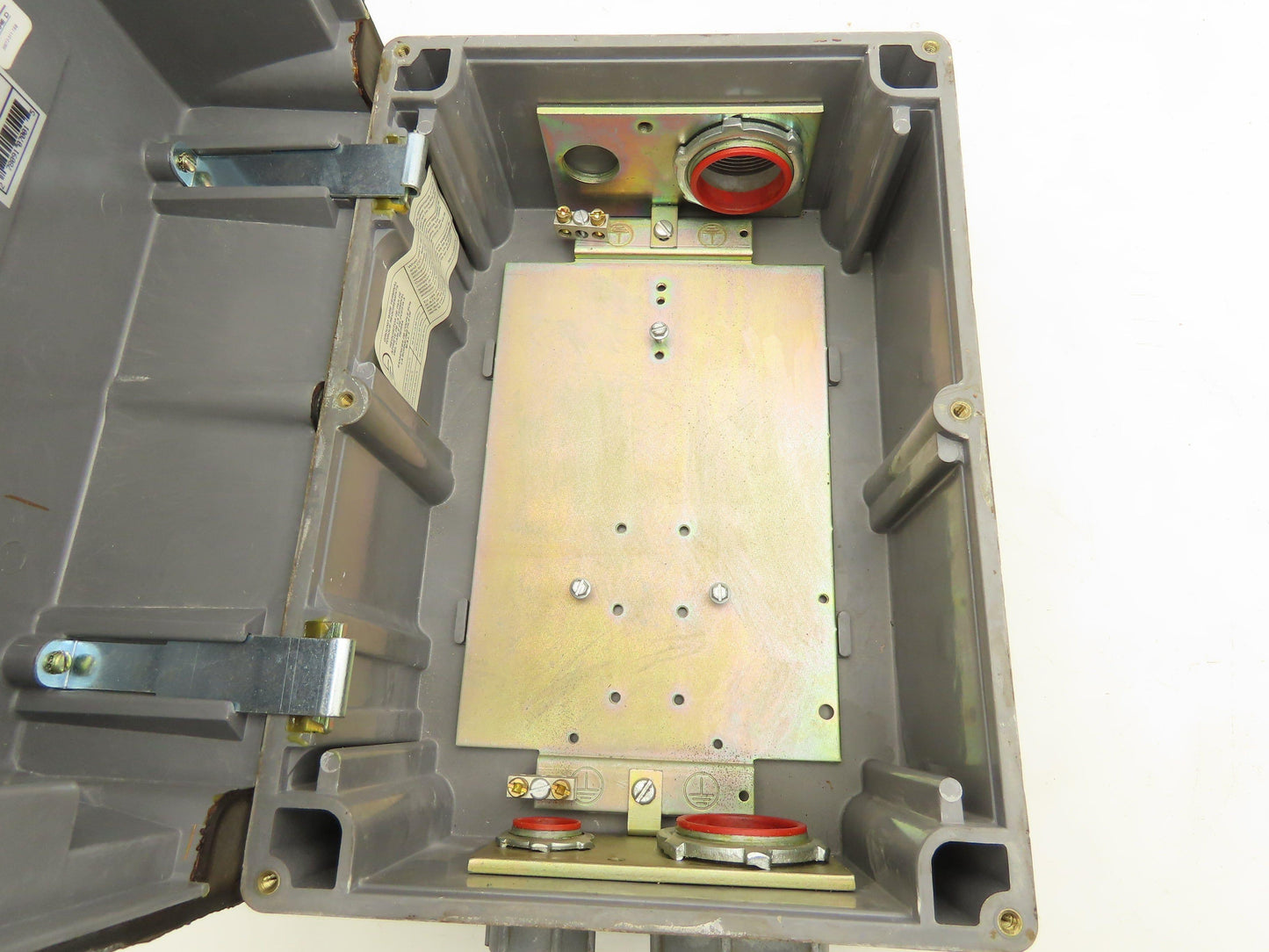 Square D 8903LWW80V02 Electrical Enclosure 11-1/2x8x4" 1-1/2"NPT 3/4"NPT Plastic