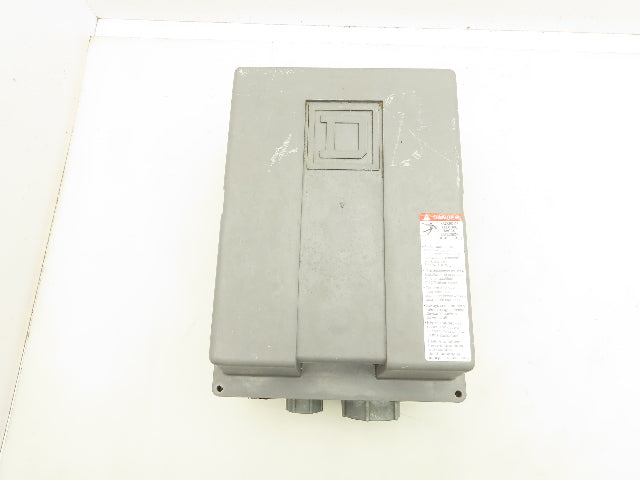 Square D 8903LWW80V02 Electrical Enclosure 11-1/2x8x4" 1-1/2"NPT 3/4"NPT Plastic