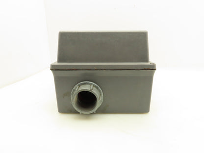 Square D 8903LWW80V02 Electrical Enclosure 11-1/2x8x4" 1-1/2"NPT 3/4"NPT Plastic