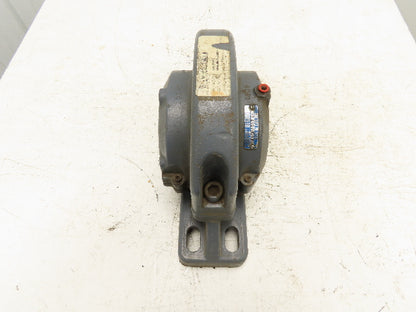 Cooper 02BCPM307GR Split Pillow Block Bearing Housing 3-7/16" Bore 4-Bolt Base