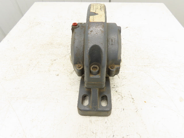 Cooper 02BCPM307GR Split Pillow Block Bearing Housing 3-7/16" Bore 4-Bolt Base