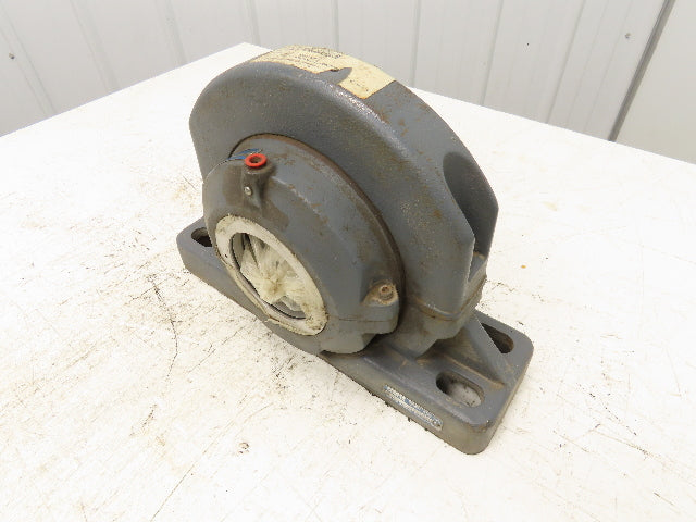 Cooper 02BCPM307GR Split Pillow Block Bearing Housing 3-7/16" Bore 4-Bolt Base