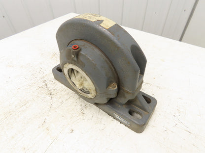 Cooper 02BCPM307GR Split Pillow Block Bearing Housing 3-7/16" Bore 4-Bolt Base