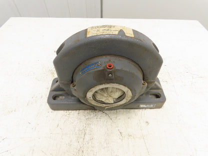 Cooper 02BCPM307GR Split Pillow Block Bearing Housing 3-7/16" Bore 4-Bolt Base