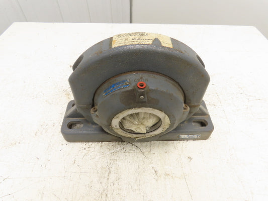 Cooper 02BCPM307GR Split Pillow Block Bearing Housing 3-7/16" Bore 4-Bolt Base