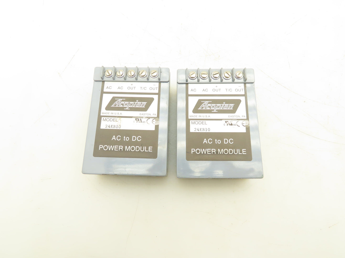 Acopian 24EB10 AC to DC Power Converter Module Lot of 2