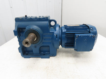 Sew-Eurodrive S77DRE90L4/DH Variable Speed Gearmotor 4.5-27 RPM 66:1 LH 2Hp 460V