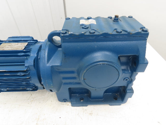 Sew-Eurodrive S77DRE90L4/DH Variable Speed Gearmotor 4.5-27 RPM 66:1 LH 2Hp 460V