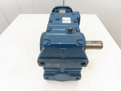 Sew-Eurodrive S77DRE90L4/DH Variable Speed Gearmotor 4.5-27 RPM 66:1 LH 2Hp 460V