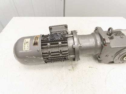 Nord SK 92372AZD N56C-80L/4 Gearmotor 38:1 Reducer 42 RPM Hollow Shaft 1Hp 460V