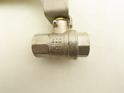 Speakman Eyewash Push Handle W/Stainless Steel Ball Valve 1/2" 600 PSI