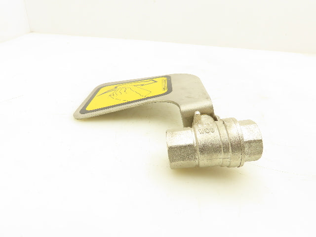 Speakman Eyewash Push Handle W/Stainless Steel Ball Valve 1/2" 600 PSI