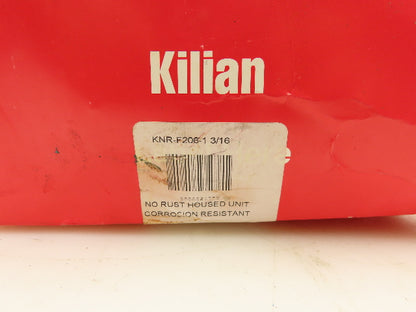 Kilian KNR-F206 1-3/16" Flange Bearing 4-Bolt No-Rust Plastic Washdown Housing