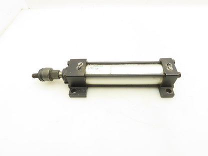Numatics S2AK-05A1B-BAA2 Pneumatic Air Cylinder 1.5" Bore x 5" Stroke Foot Mount