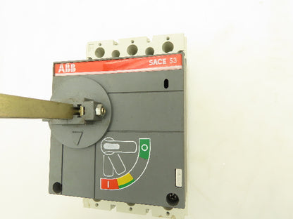 ABB S3N Circuit Breaker Trip Sace S3 600VAC 50A 3 Pole With 10-3/4" Shaft