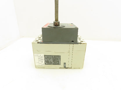ABB S3N Circuit Breaker Trip Sace S3 600VAC 50A 3 Pole With 10-3/4" Shaft