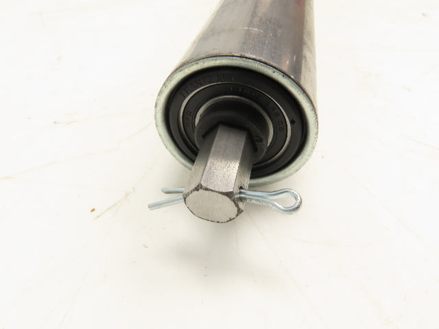 Lathrup 2.5"x 45.5" BF Chain Drive Double Sprocket Steel Conveyor Roller