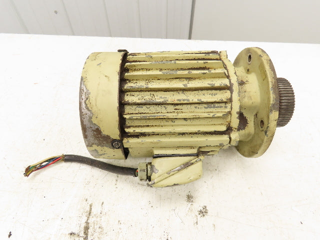 Fuji Electric MPF2097G  90L Metric AC Motor 1.5kW 2Hp 4P 1500/6000 RPM 200V 3PH