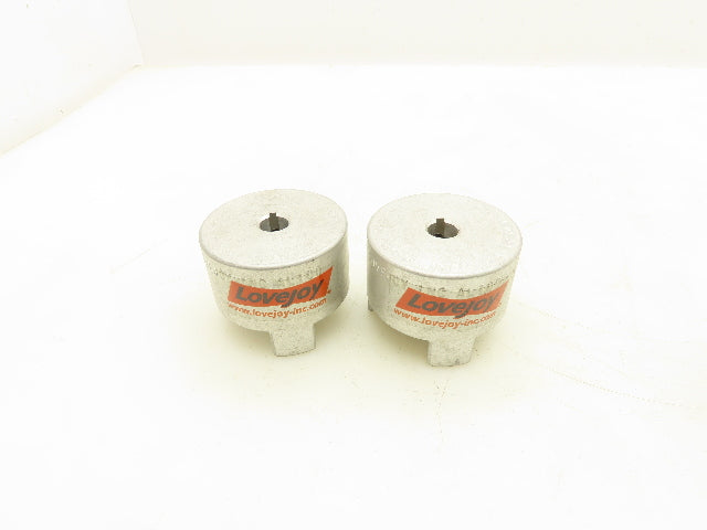 Lovejoy AL100 1/2" Jaw Coupling HUB 1/2" Bore Lot of 2