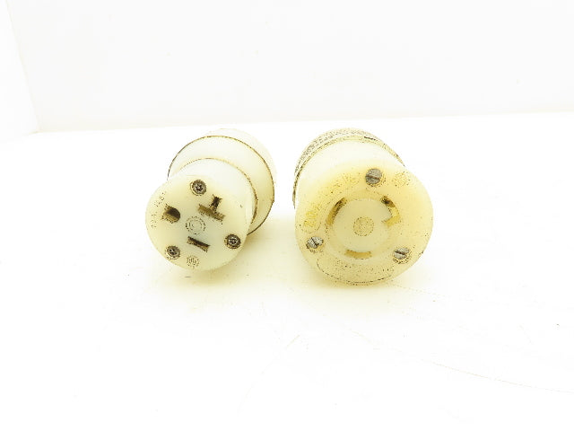 Hubbell HBL21CM28 HBL2129 Plug Adaptor 5-15P To L5-20P And L5-20P To 5-20P Set