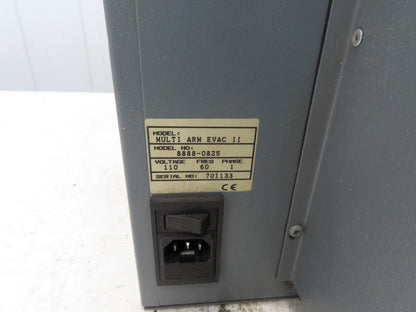 PACE 8888-0825 Fume Extractor Multi Arm Evac II W/ Exhaust 110V Frequency 60 1PH