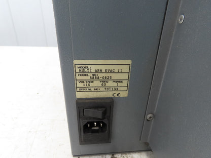 PACE 8888-0825 Fume Extractor Multi Arm Evac II W/ Exhaust 110V Frequency 60 1PH