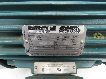 Reliance 841XL Severe Duty AC Motor 15Hp 13A 3500 RPM 575V 3PH 254TD Flange