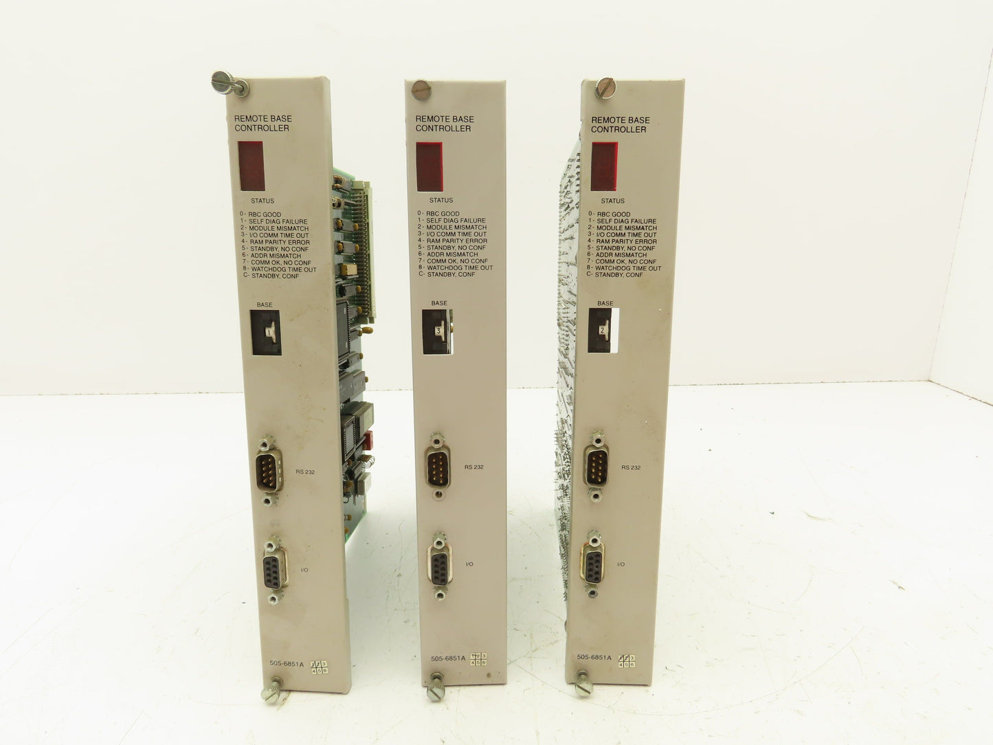 Siemens 505-6851A Remote Base Controller Lot Of 3
